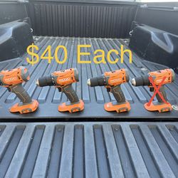 NEW RIDGID 18V Cordless 1/2 in. Drill/Driver (TOOL ONLY) **$45 Each*