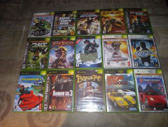 Original Xbox Games ($10 each)