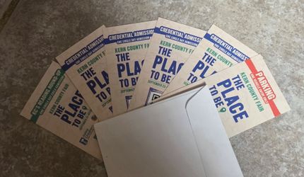 Fair Tickets (4) Adults, (1) Parking, (1) Child