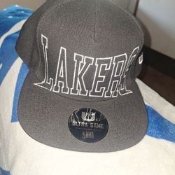 Black Lakers Hat