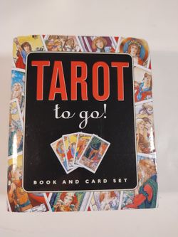 Tarot To Go! Mini Book & Card Set Rosalind Simmons Peter Pauper Press 2002 Tarot Readings Brand New