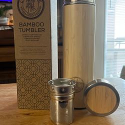 17 oz  Leaf Life Bamboo Tumbler