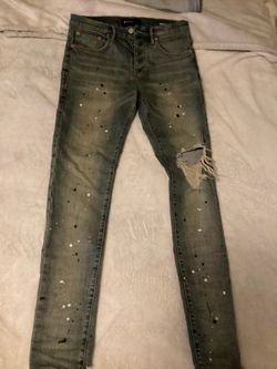 Purple jeans