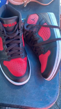 Shoes basketball Men Nike Jordan Access AR(contact info removed) Black-Red-White size 7y