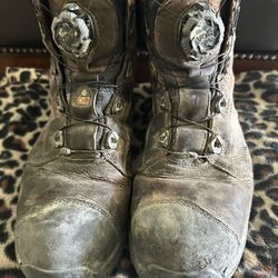 Used Red Wing Steel Toe Boots Size 12
