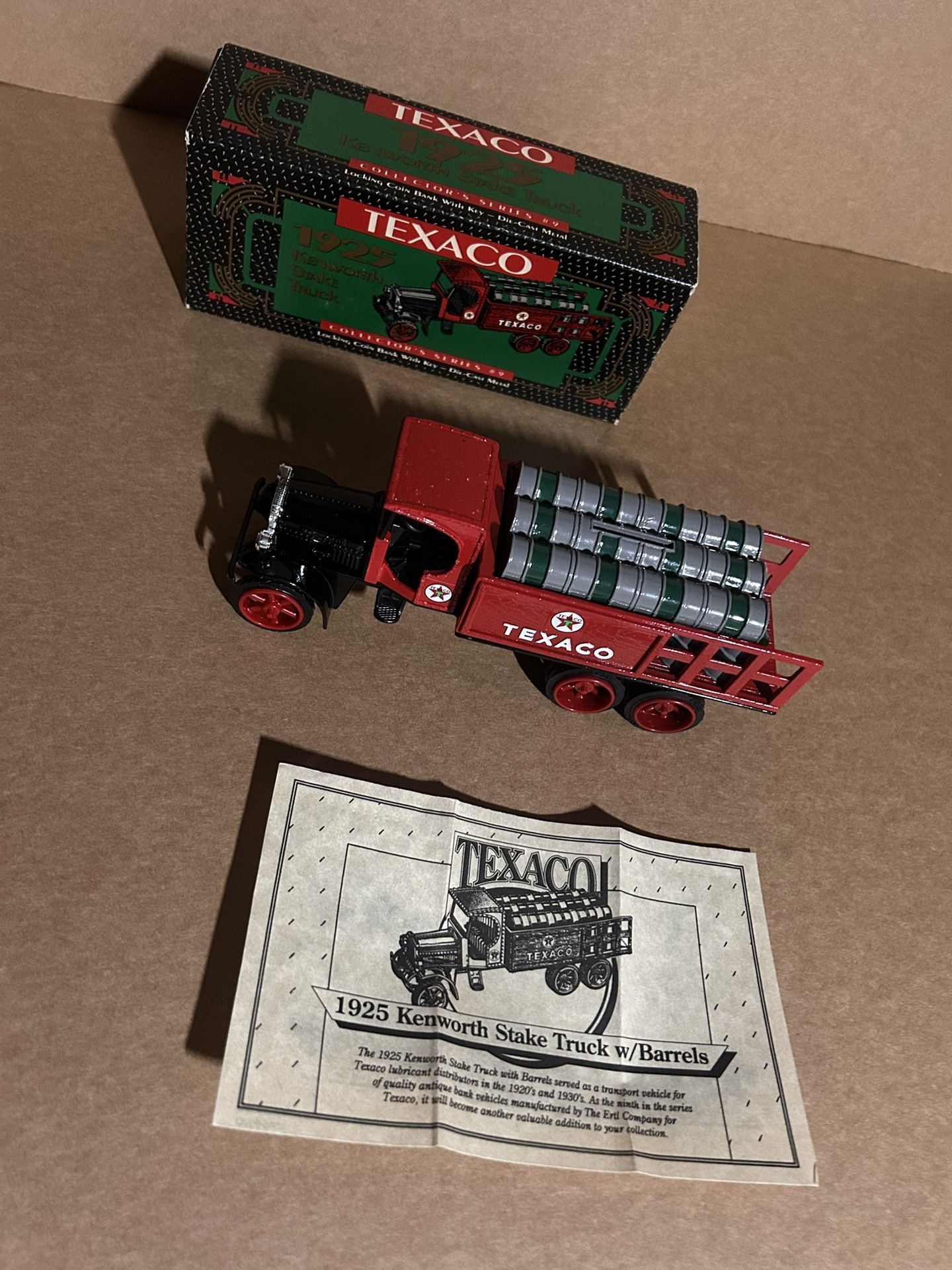 Diecast 1925 Kenworth Stake Truck Replica ERTL Texaco