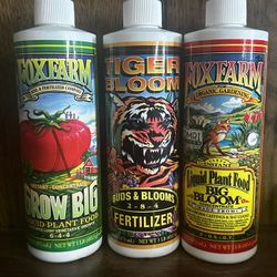 FoxFarm Liquid  Plant Nutrient (Food) Trio