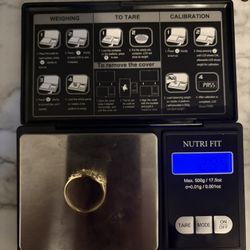 Gold Nugget Ring  14kt