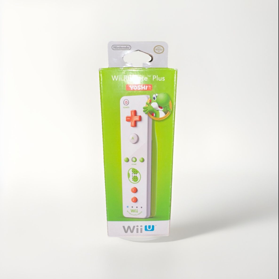 Official Nintendo Wii U Remote Motion Plus | Yoshi Edition | Open Box, MINT