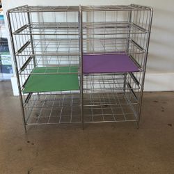 Paper Rack, Scrapbooking, Classroom, Crafts. Metal Organizer