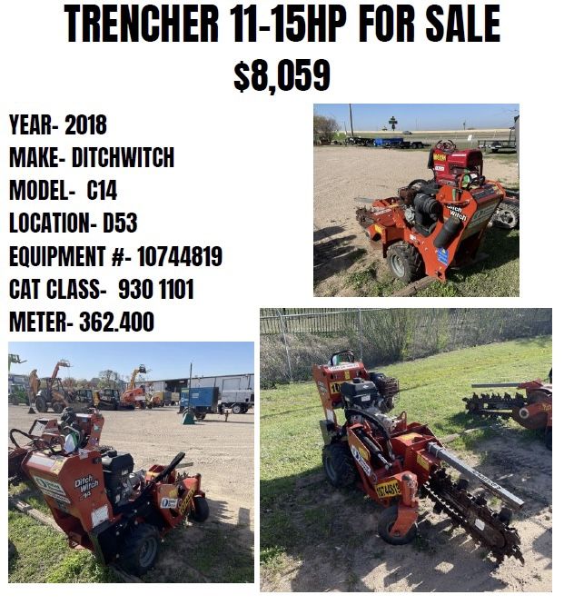 Ditchwitch C14 Walk behind Trencher