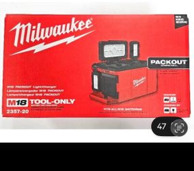 Milwaukee new pack out light 18M