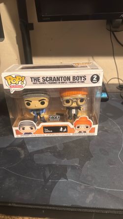 Funko Pop! THE SCRANTON BOYS The Office 2 Pack-Michael & Dwight- FYE Exclusive!