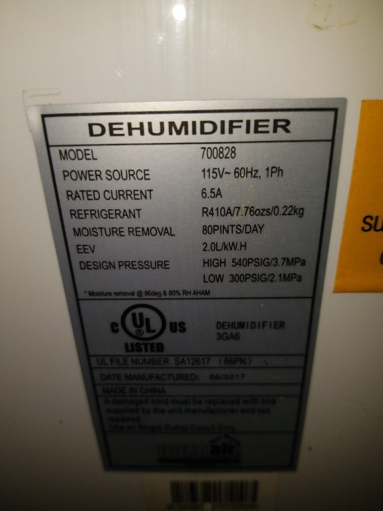 Dehumidifier