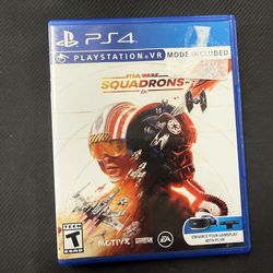 Star Wars Squadrons PS4 PSVR Complete with Control Guide
