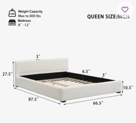 Queen Upholstered Bed Frame