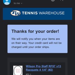 Two Wilson pro staff RF97 Racquets 