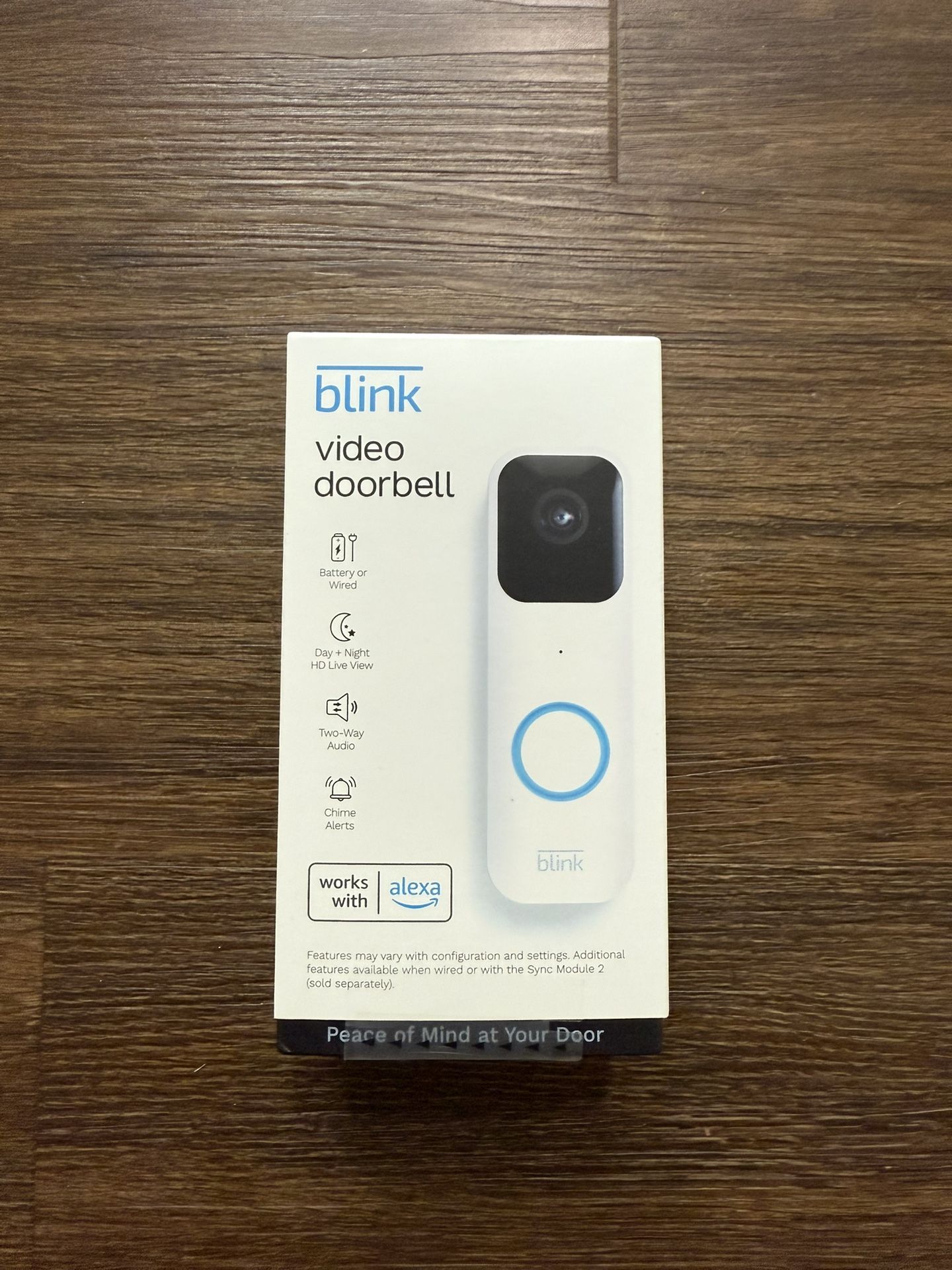 NEW 📷 Amazon Blink Wi-Fi Video Doorbell Camera - White (Wired and Battery)