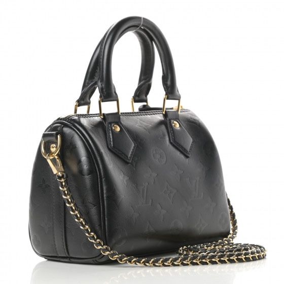 Authentic Louis Vuitton Lambskin Speedy BB Ink
