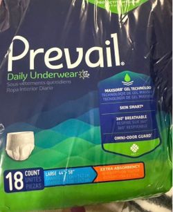 Adult pull up's size large