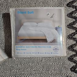 Bamboo Matress Protector Queen 
