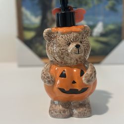 Halloween Bear Pumpkin Soap Dispenser 