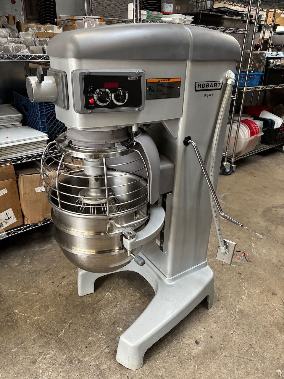 30 Quart Hobart Legacy HL300 Mixer With Stainless Steel Bowl & Dough Hook #4165