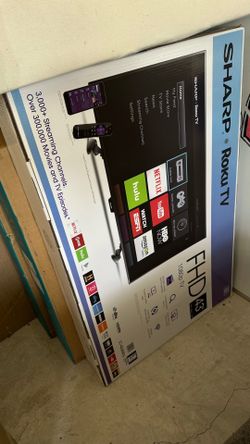 Sharp - 43" Class - LED - 1080p - Smart - HDTV - Roku TV