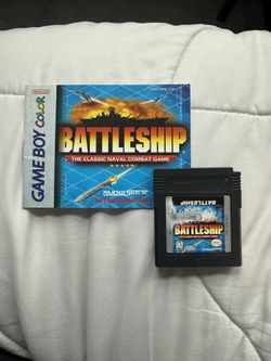Battleship GBC Game Boy Color, Authentic, Tested, Instruction Manual Included
