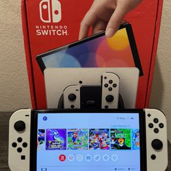 Nintendo Switch Oled With 1000+ Gamer 