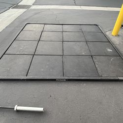 ROGUE 8’X 8’ OLY PLATFORM FOR AT HOME WEIGHTS GYM. Come Get It For Only $480 Cash Only And Today Only SUNDAY 