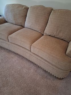 Beautiful Curved Couch Set by Clayton Marcus a Lazy Boy Company