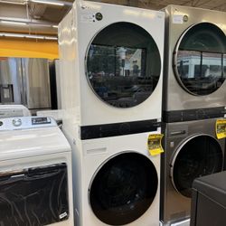 LG washtower with electric dryer