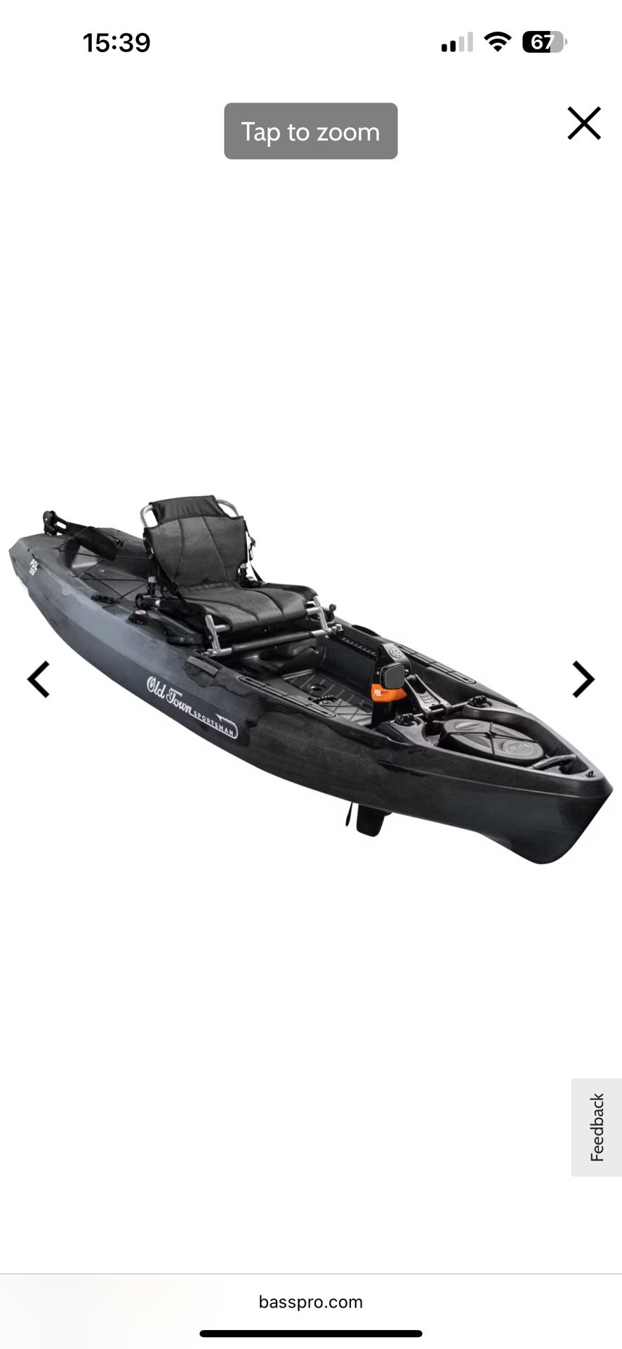Old Town Sportsman PDL 106 Pedal Sit-on-Top Kayak