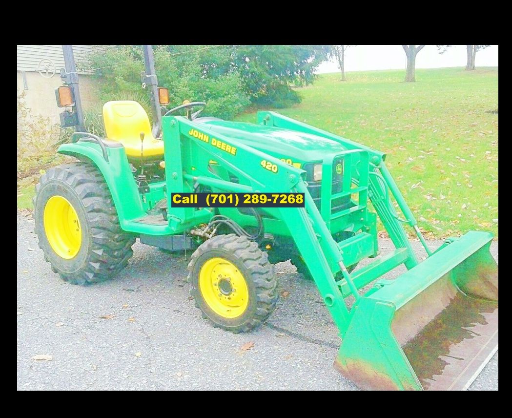 Compact Loader Tractor 4X4 1996 John Deere 4200