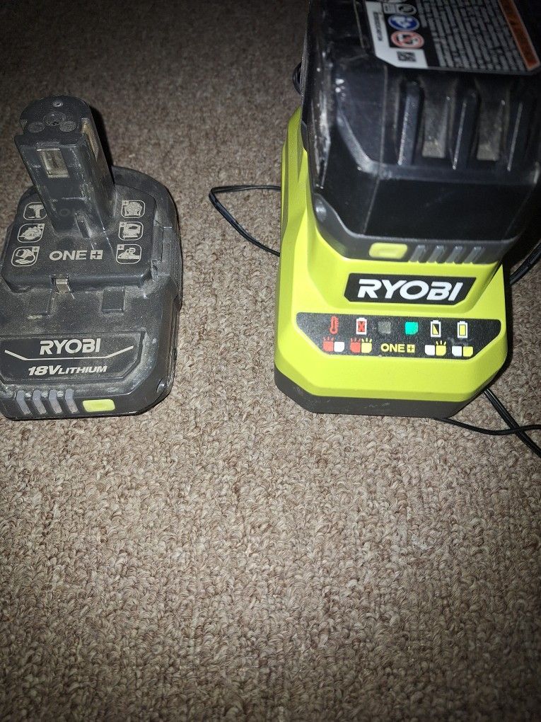 Ryobi Batteries And Charger