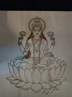 Diwali custom engraving , Goddess Lakshmi , any holiday/occasion engravings
