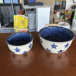 Set Of Blue Bowls 