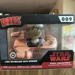 Dorbz Star Wars Luke Skywalker With Speeder