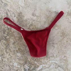 Red Bikini Bottoms (NWOT)