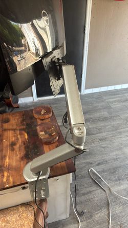Monitor and desk adjustable arm full 360