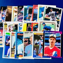 Randy Johnson Rookie Baseball Card Lot 
