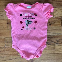Atlanta Falcons design Baby Onesie 