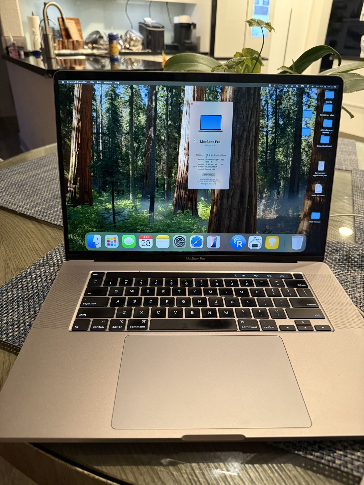 MacBook Pro 16 In 2019