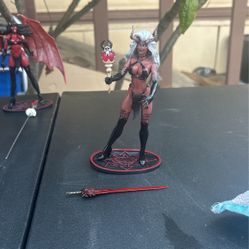 Lady Demon Chaos! Comics Brian Pulido's 6" Figure Moore Action Collectibles Red