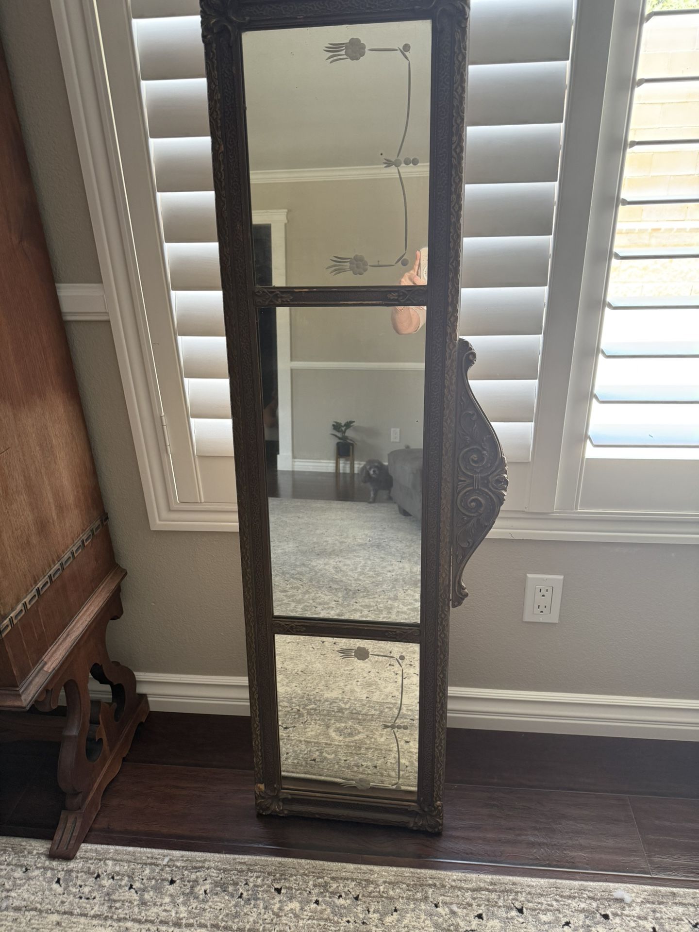 Antique Long Mirror