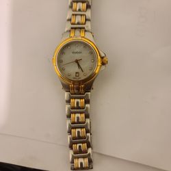 2 Tone Female Gucci Watch