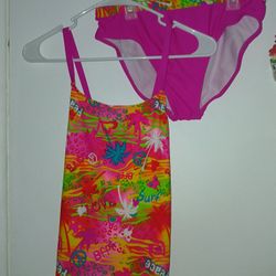 Brand New Bathing Suit Size 18 1/2 Seems Top & Bottom To Me Maybe Like A Small Adults ASKING 8$ Open To Offers IF PURCHASE FEW Items 