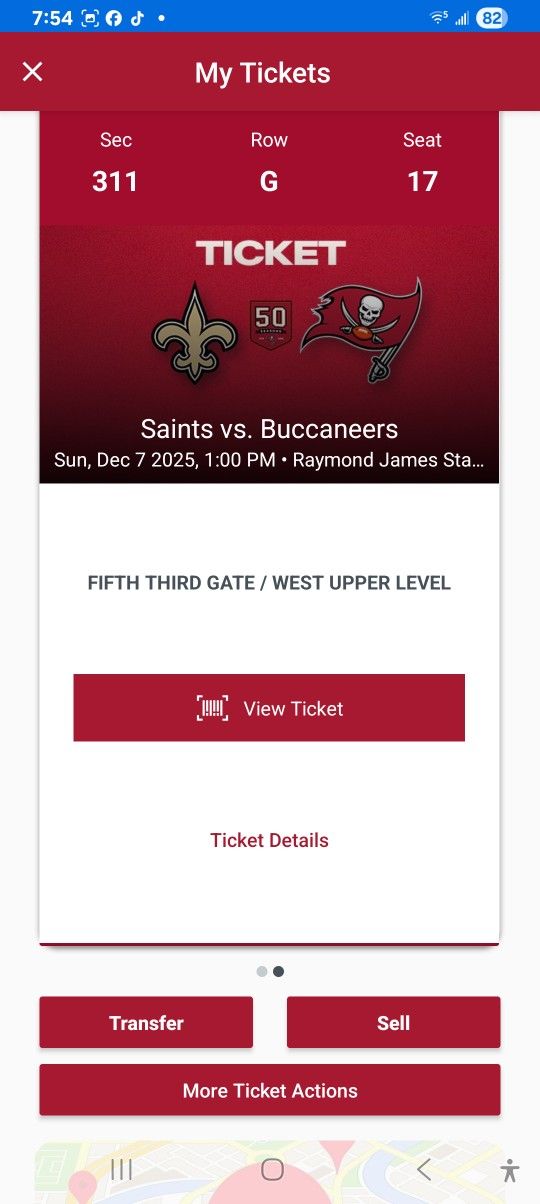 Bucs vs Saints