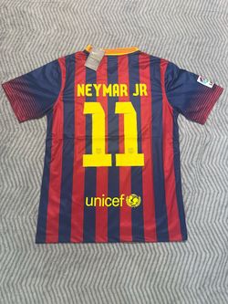 Medium #11 Neymar Barcelona Retro Soccer Jersey